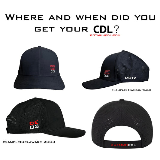 STATE YEAR CDL Hat (Mesh back)